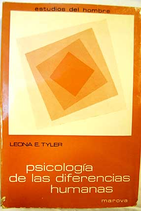 Psicologa de las diferencias humanas / Leona E Tyler