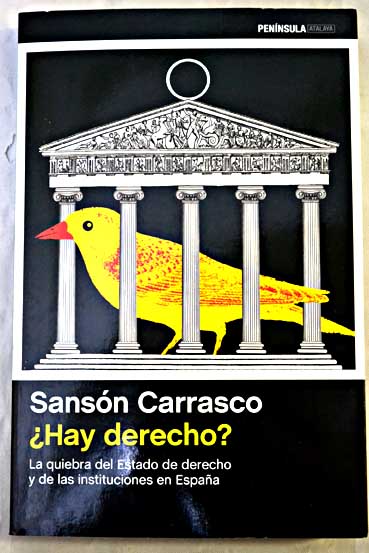 Hay derecho la quiebra del Estado de derecho y de las instituciones en Espaa / Sansn Carrasco
