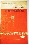 Canto de independencia / Miguel Hernndez