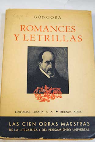 Romances y letrillas / Luis de Gongora y Argote