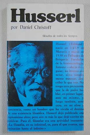 Husserl o el retorno de las cosas / Daniel Christoff