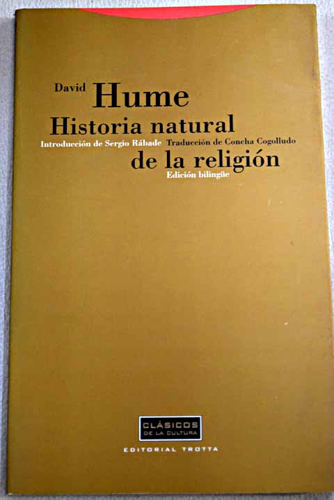 Historia natural de la religin / David Hume