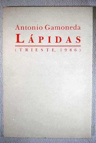 Lpidas / Antonio Gamoneda