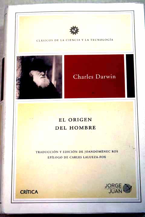 El origen del hombre / Charles Darwin
