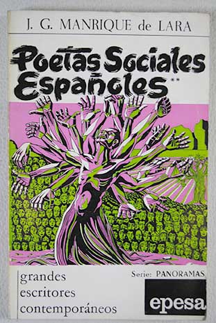 Poetas sociales espaoles / Jos Gerardo Manrique de Lara