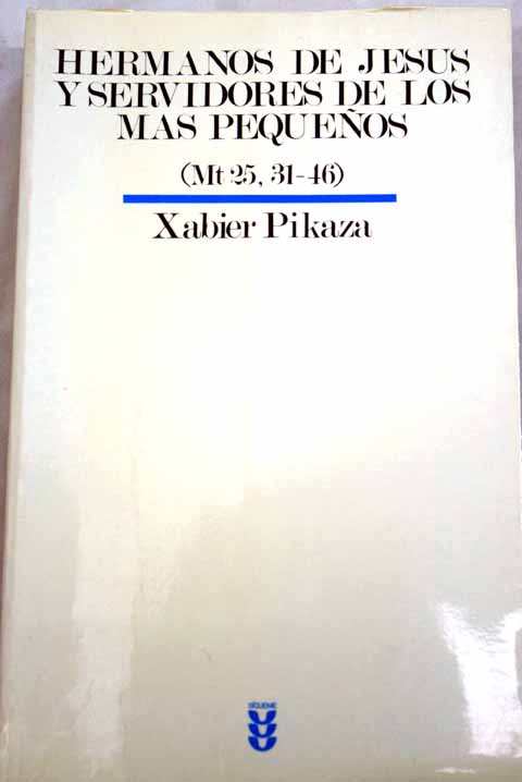 Pikaza, Evangelio de Mateo (con M. Girard, Revue Biblique 2019)