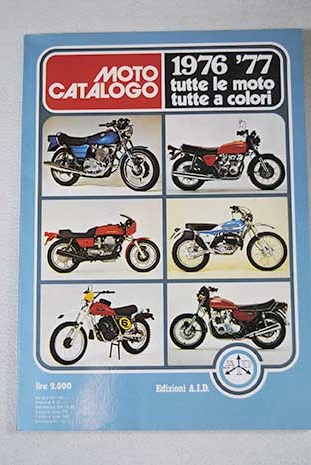 Moto catalogo 1976 77 tutte le moto tutte a colori