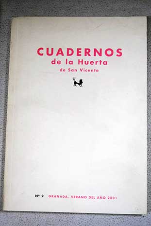 Cuadernos de la Huerta de San Vicente Nmero 2