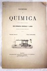 Nociones de qumica / Bernardo Rodrguez y Largo
