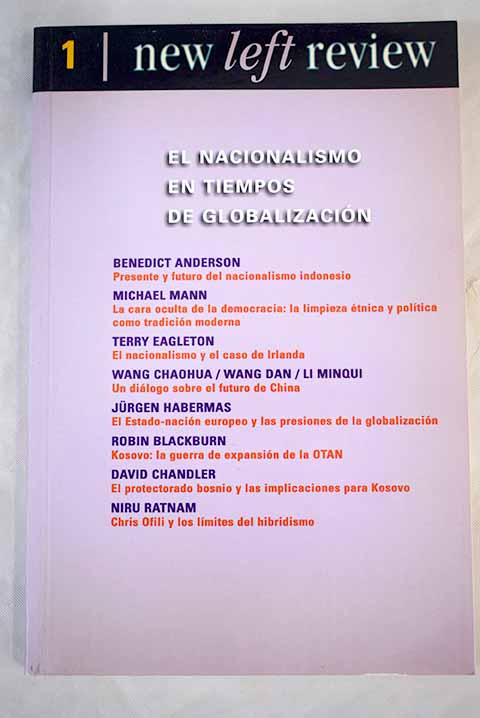 New Left Review Nmero 1 Febrero 2000 El nacionalismo en tiempos de globalizacin