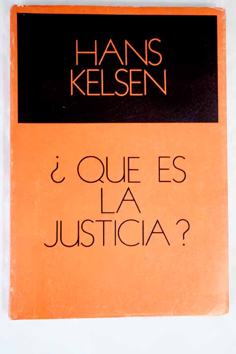Qu es justicia / Hans Kelsen