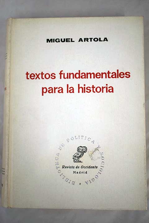Textos fundamentales para la historia