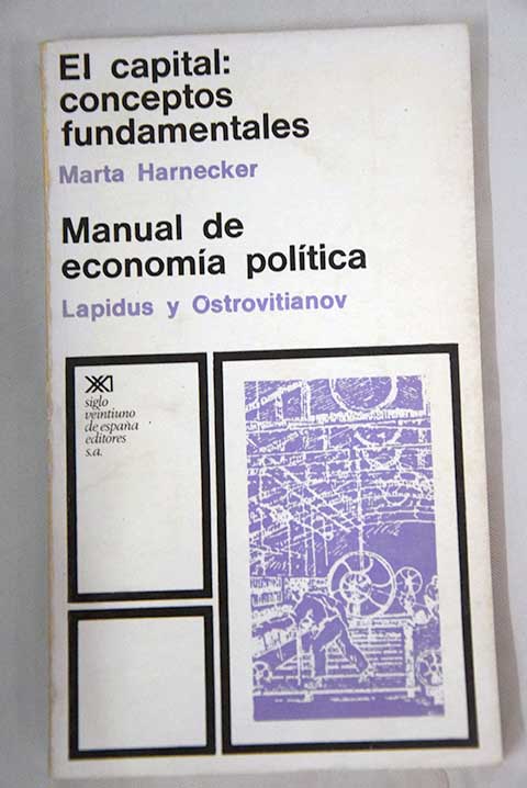 El capital conceptos fundamentales Manual de economa poltica / Marta Lapidus y Ostrovitianov Harnecker