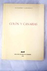 Coln y Canarias / Alejandro Cioranescu