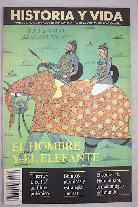Historia y Vida Nmero 329 Agosto 1995 El hombre y el elefante