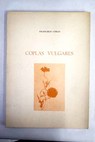 Coplas vulgares / Francisco Utray