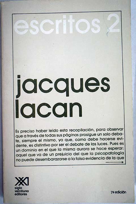 Escritos Tomo II / Jacques Lacan