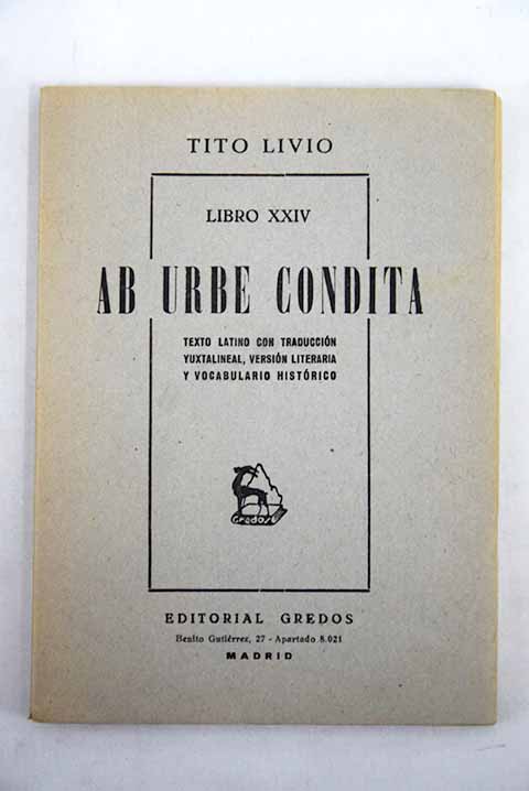 Liber XXIV Ab urbe condita / Tito Livio