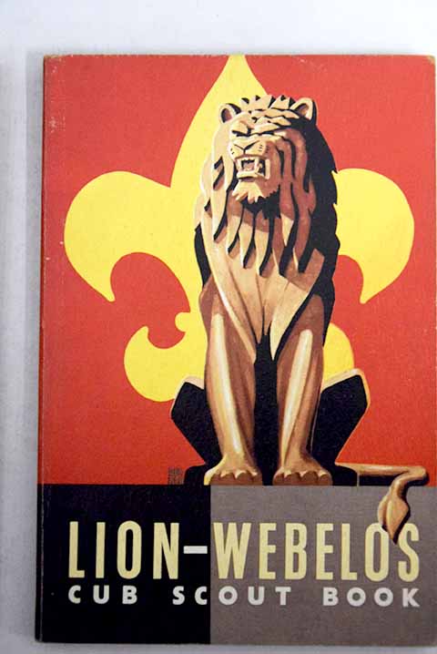 Lion Webelos Cub scout book