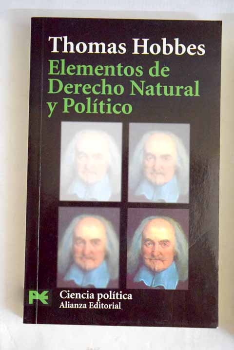 Elementos de derecho natural y poltico / Thomas Hobbes