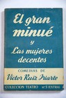 El gran minu Las mujeres decentes / Vctor Ruiz Iriarte