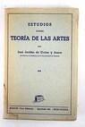 Estudios sobre teoria de las Artes / Jos Jordn de Urres y Azara