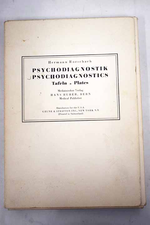 Psychodiagnostik Psychodiagnostics / Hermann Rorschach