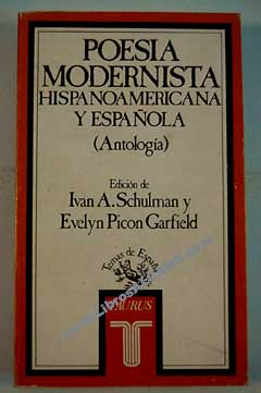 Poesa modernista hispanoamericana y espaola antologa