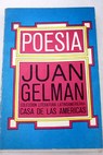 Poesía / Juan Gelman