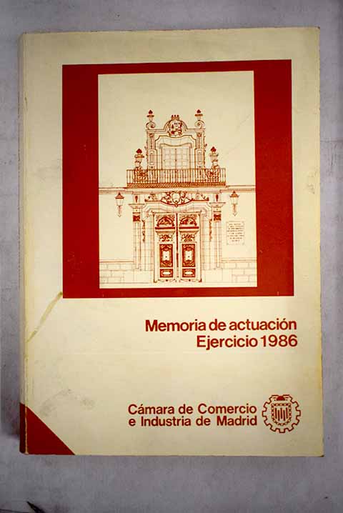 Memoria actuacin Ejercicio 1986