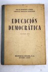 Educación democrática segundo año / Gómez Óscar Roberto González Virgilio Horacio