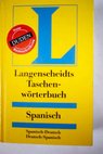 Langenscheidts Jeans Worterbuch deutsch spanisch spanisch deutsch