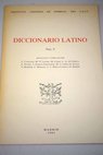 Diccionario latino fasc 0