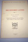 Diccionario latino fasc 1