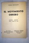 El movimiento obrero / Alfred Ancel
