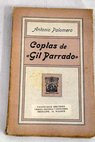 Coplas de Gil Parrado / Antonio Palomero Dechado