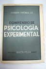 Compendio de Psicologia Experimental / Joseph Frobes
