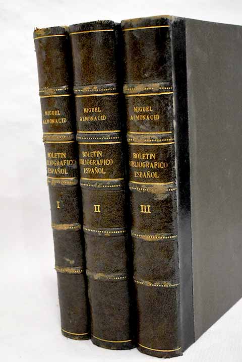 Boletn bibliogrfico espaol aos de 1898 a 1900 / Miguel Almonacid y Cuenca