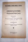 Orientaciones pedaggicas Discurso / Jos Jorro y Miranda