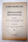 Orientaciones pedaggicas Discurso / Jos Jorro y Miranda