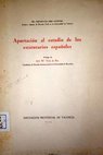 Aportacin al estudio de los estatutarios espaoles / Vicente L Sim Santonja