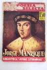 Poesas escogidas / Jorge Manrique