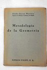 Metodologia de la Geometra / Eladio Garca Martnez