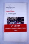 El vano ayer / Isaac Rosa