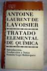 Tratado elemental de qumica / Antoine Laurent de Lavoisier