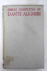 Obras completas / Dante Alighieri