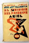 El suicidio del príncipe Ariel / José Antonio Balbontín
