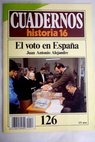 El voto en Espaa / Juan Antonio Alejandre