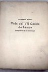 Vida del VII Conde de Lemos Interpretacin de un mecenazgo / M Hermida Balado