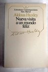 Nueva visita a un mundo feliz / Aldous Huxley
